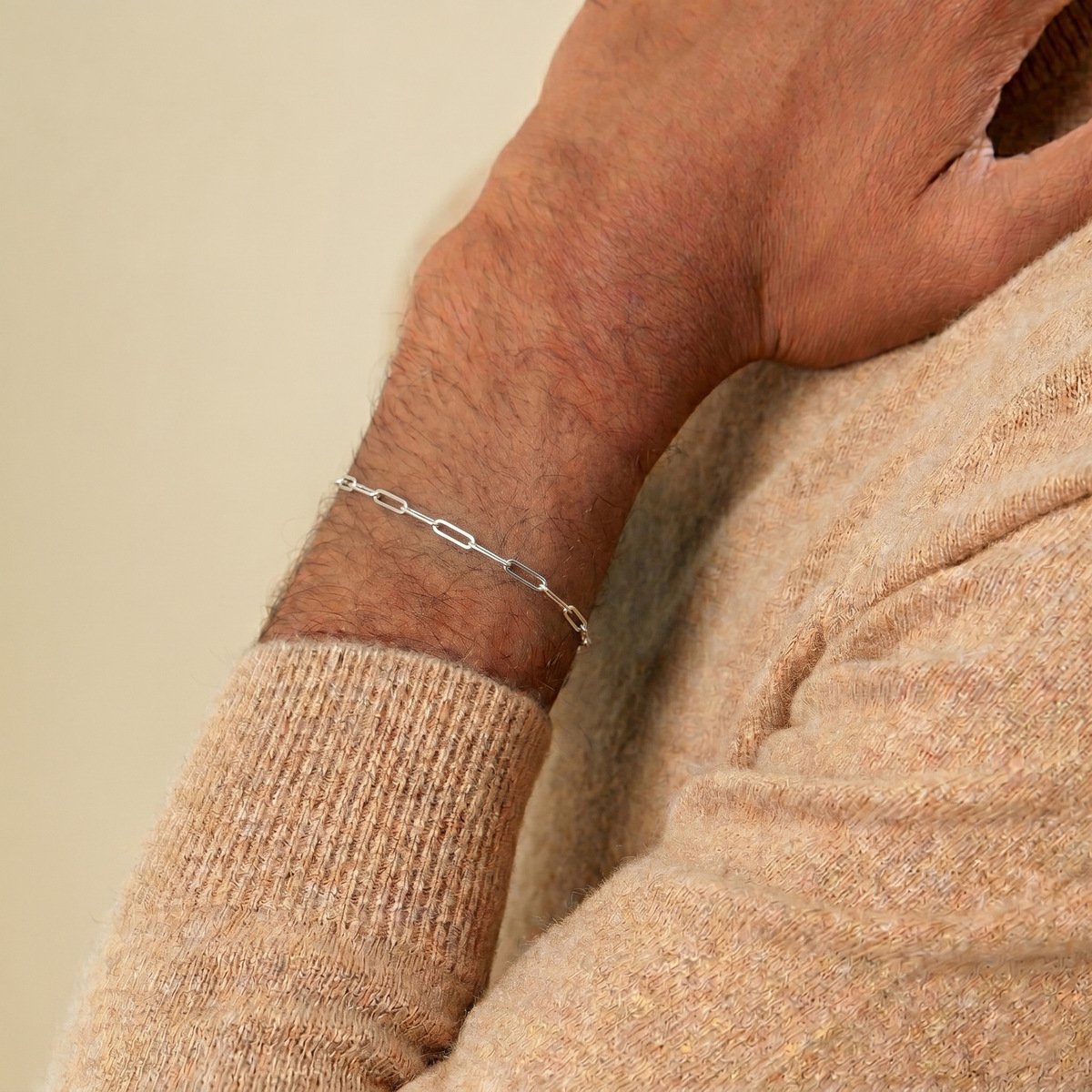 Bracelet Homme argenté, LOUIS PION