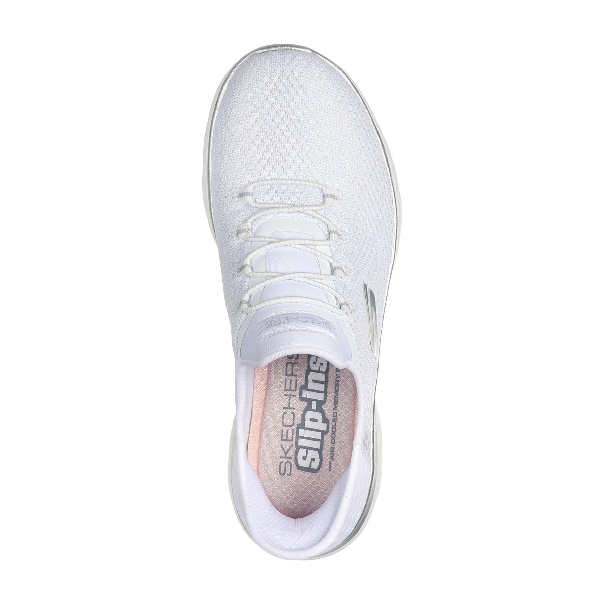 Baskets SUMMITS DIAMOND DREAM blanc-argent, SKECHERS