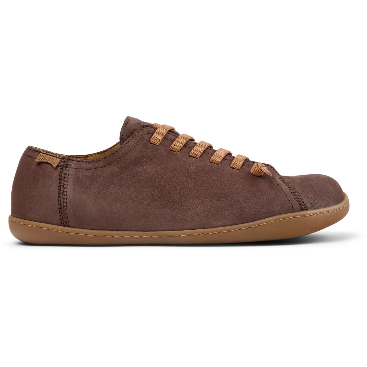 Baskets Peu Cami Nubuck Leather marron foncé 1, CAMPER