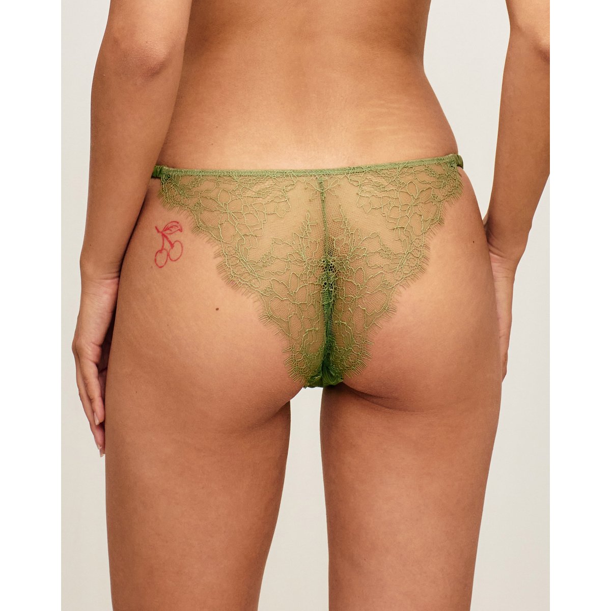UNDIZ SLIP PREPPYLACIZ-SLIP kaki, UNDIZ