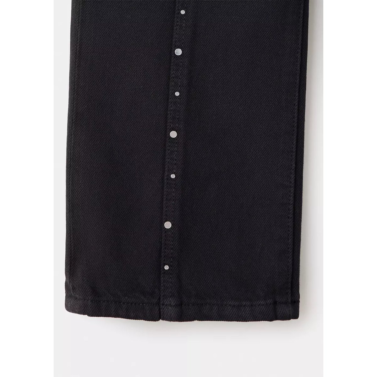 Jean droit détail clous black denim, MANGO BABY