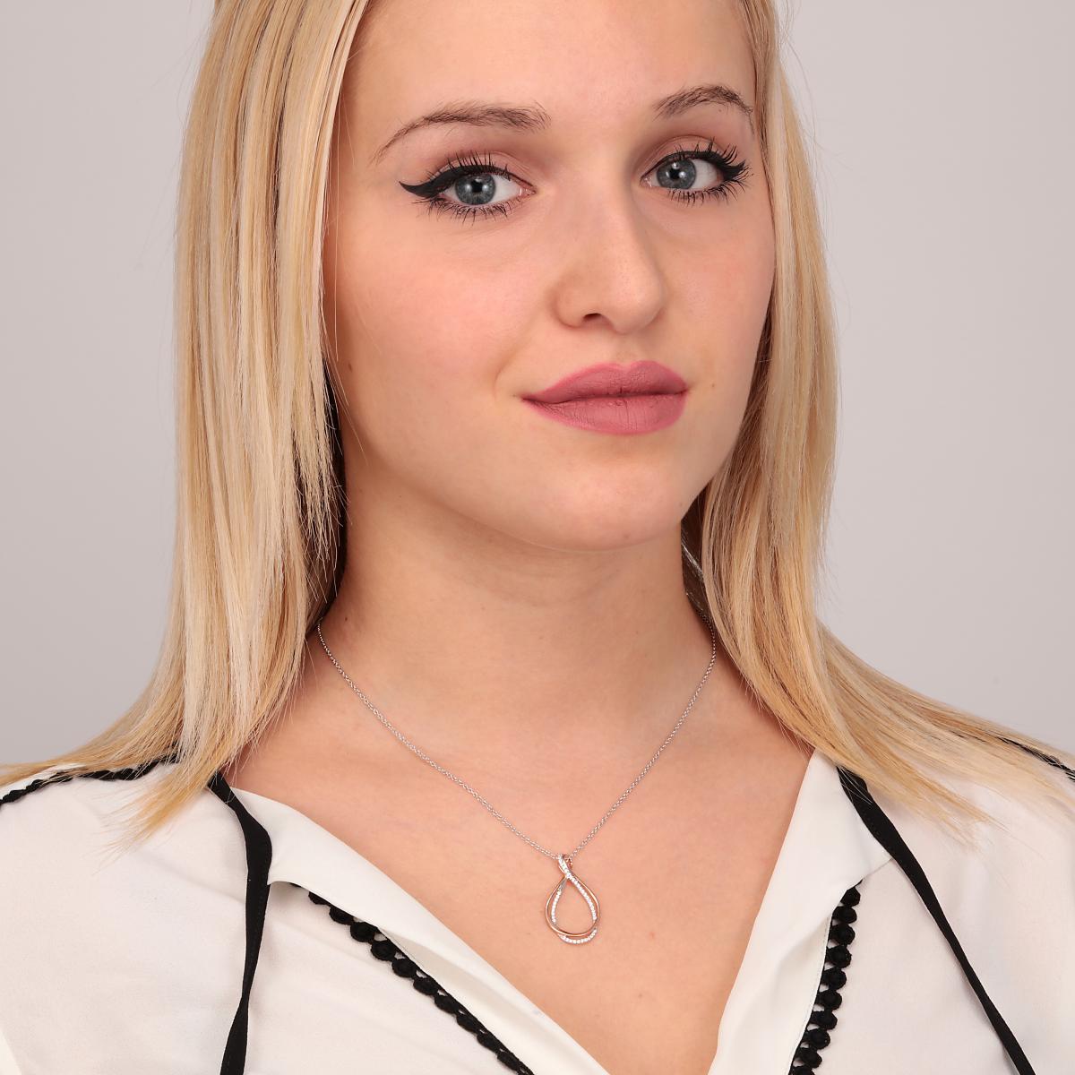 Collier en argent 925 ROSALINE argent, BLUESPIRIT