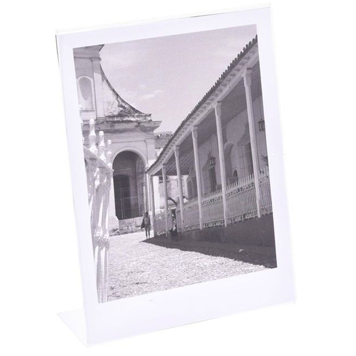 Cadre photo à poser en plastique transparent 15x20cm transparent, WADIGA