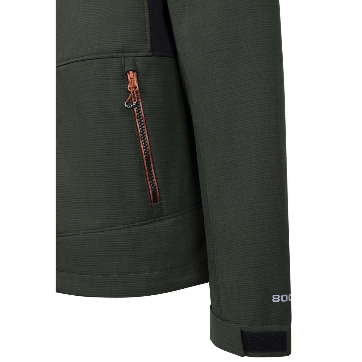 Veste softshell DANTE vert kaki, TRESPASS
