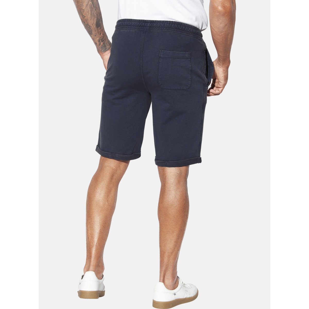 Bermuda en molleton ANDERTAN bleu foncé, JAN VANDERSTORM