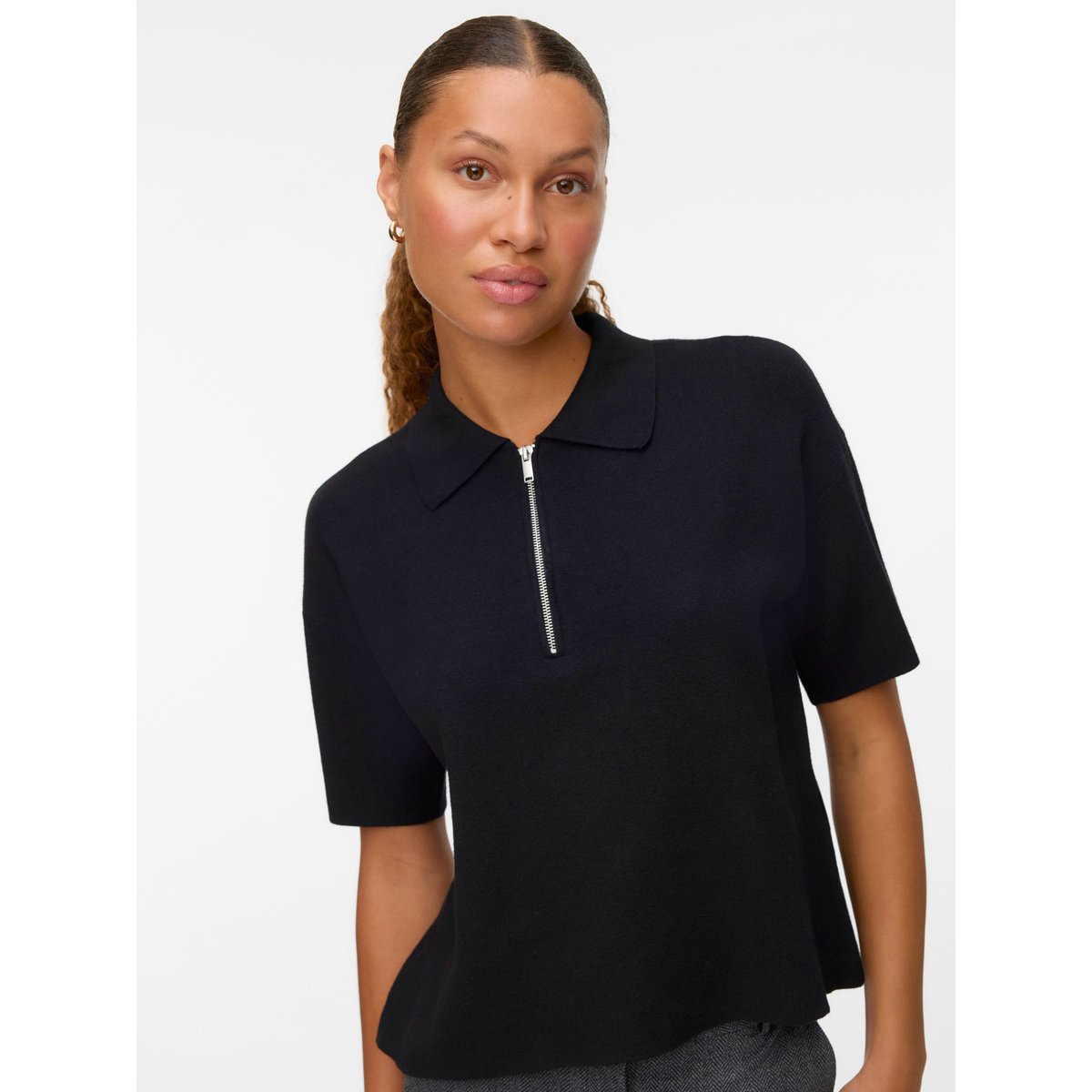 Col Polo noire - black, VERO MODA