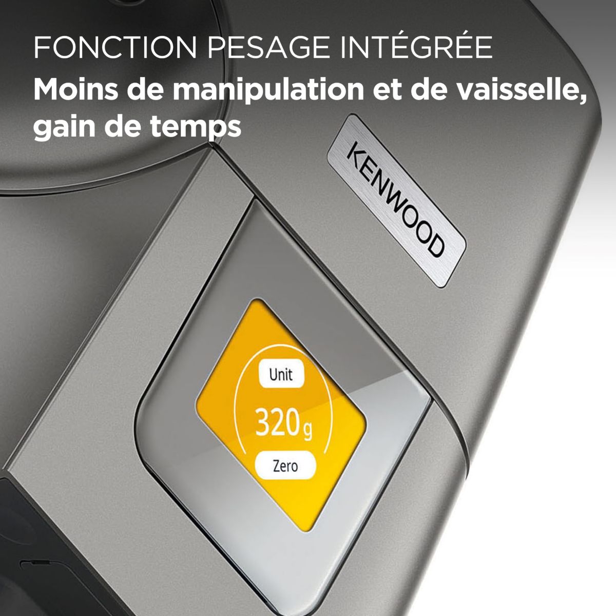 Robot pâtissier KWL90.009SI Titanium Chef Patissier XL gris, KENWOOD