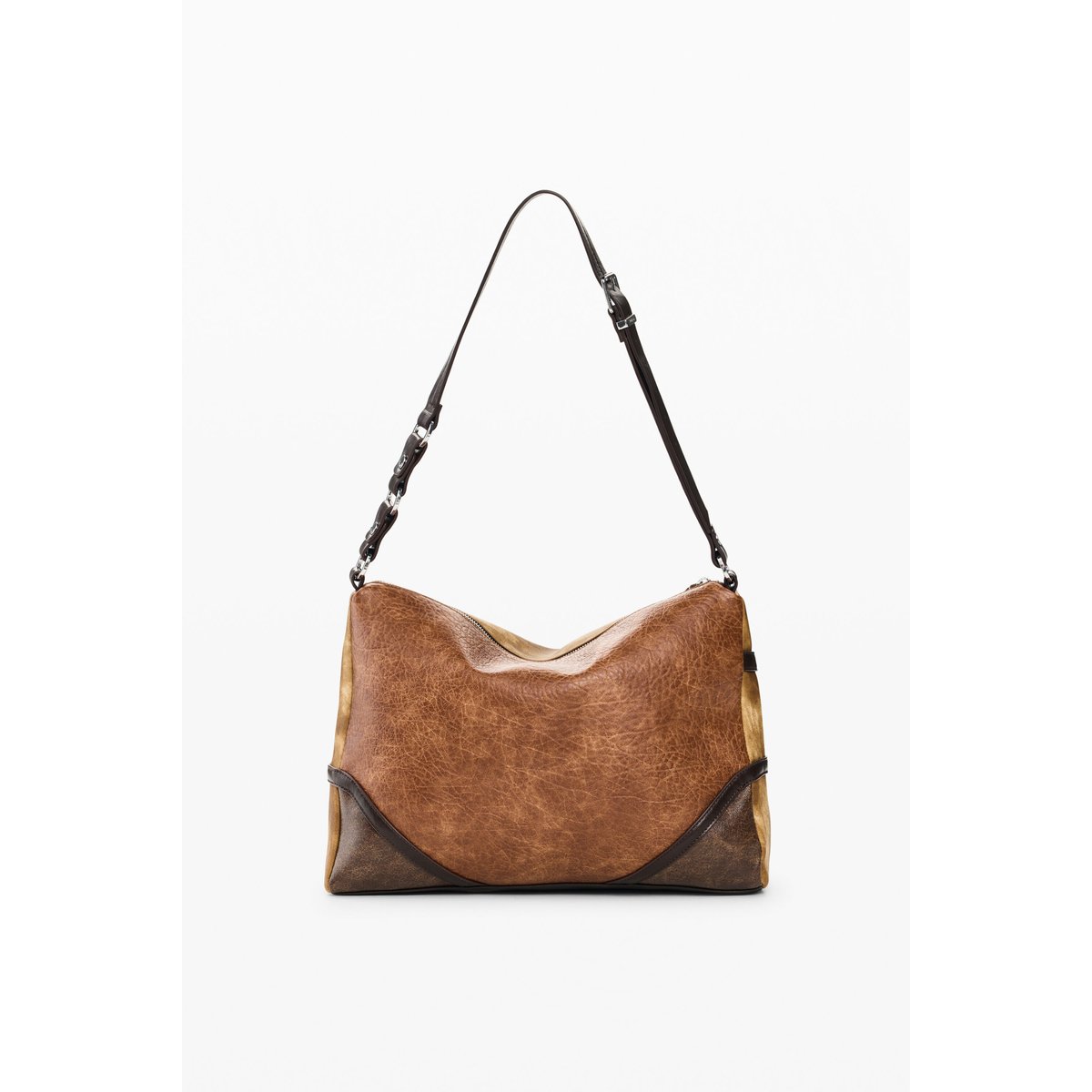 Sac matelassé moyen marron, DESIGUAL