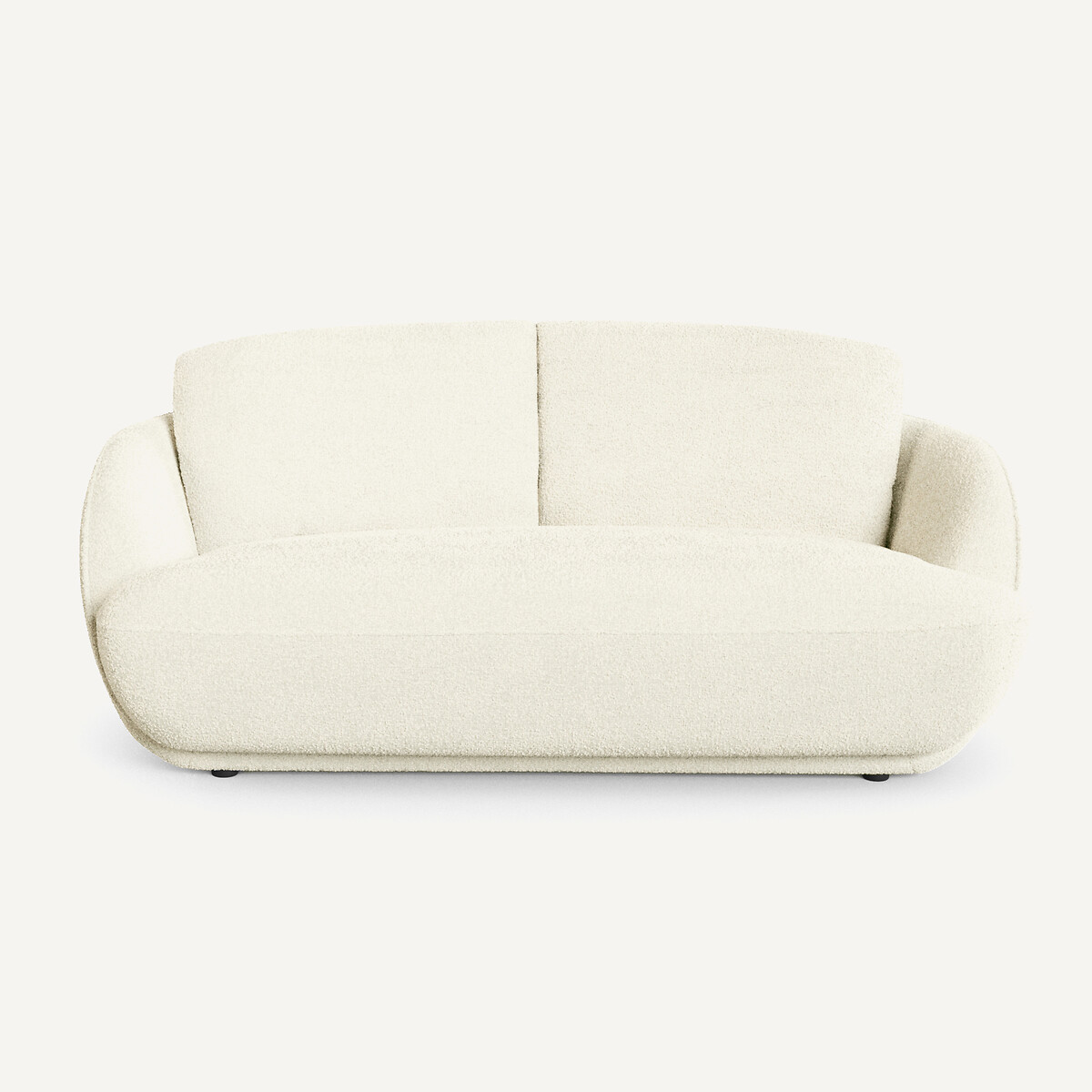 Canapé banquette, en bouclette, ALPINE ecru, AM.PM