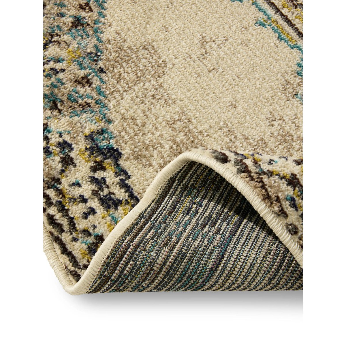 Tapis rond CASA beige, BENUTA