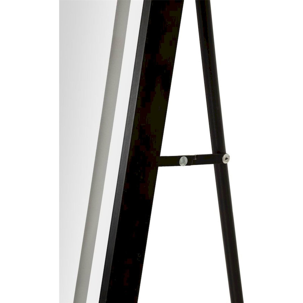 Miroir rectangulaire LED cadre en fer MODERN miroir et noir, RECOLLECTION