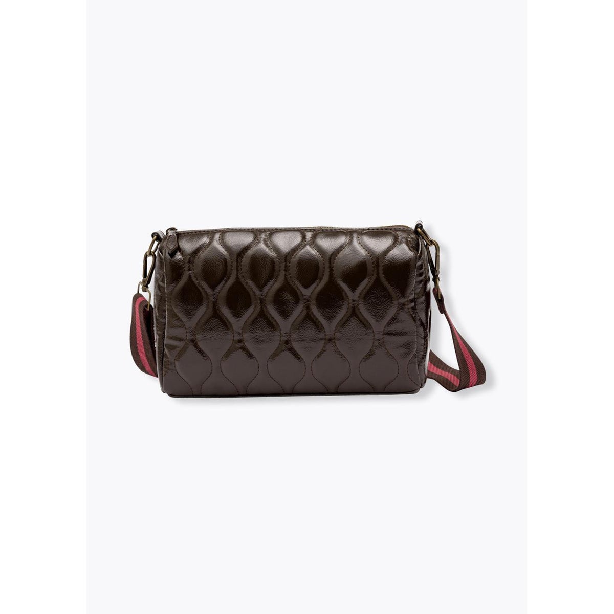 Sac matelassé verni marron, PROMOD