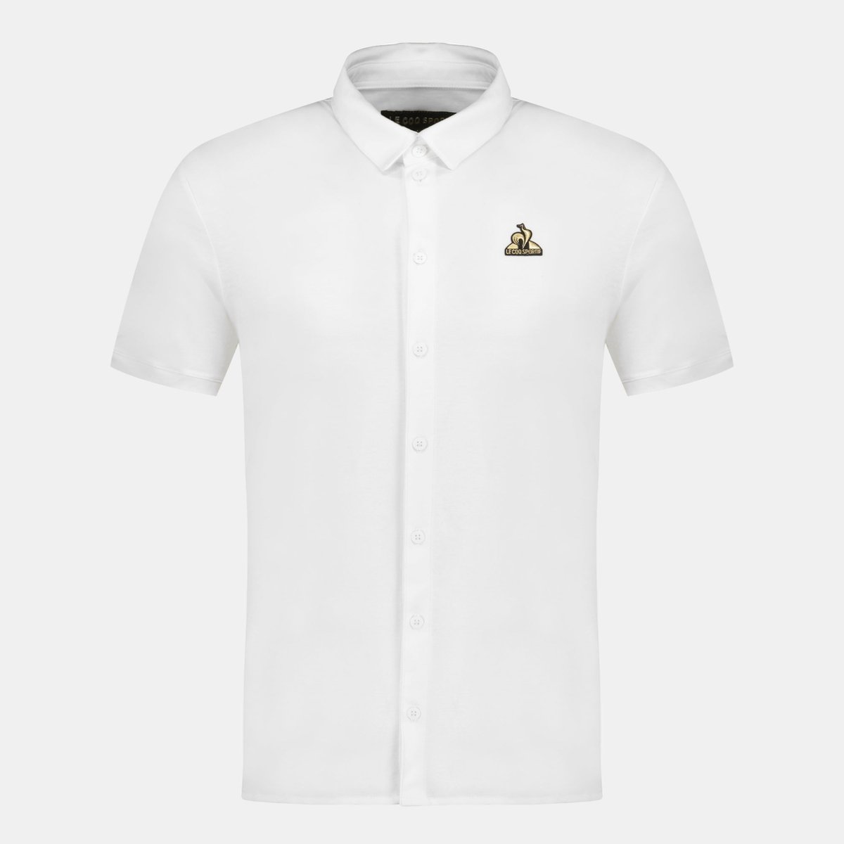 Chemise manches courtes Coq d'Or blanc, LE COQ SPORTIF