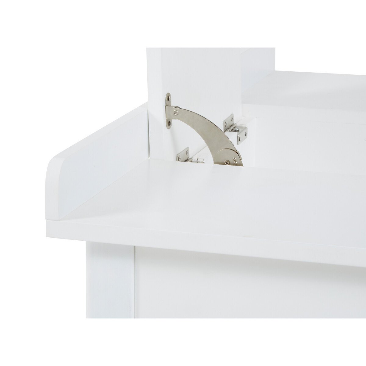 Josie Dressing Table and Stool with Love Heart Mirror white, SO'HOME