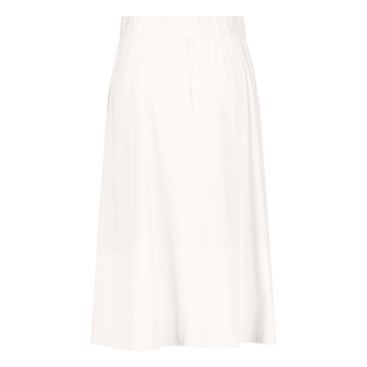 Jupe en coton à élastique bright gardenia, VERA MONT