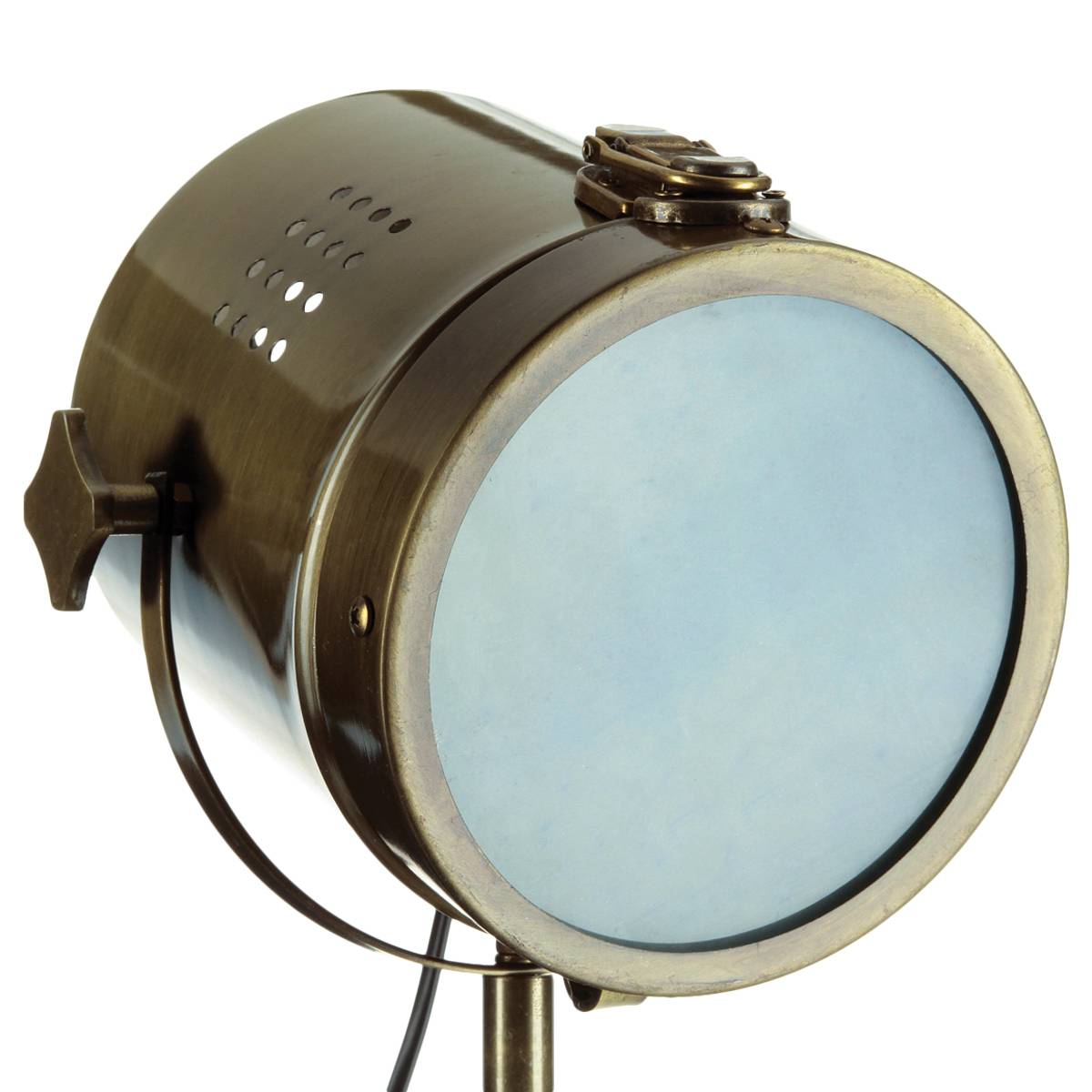 Lampe trépied projecteur orientable EBOR bronze, ATMOSPHERA