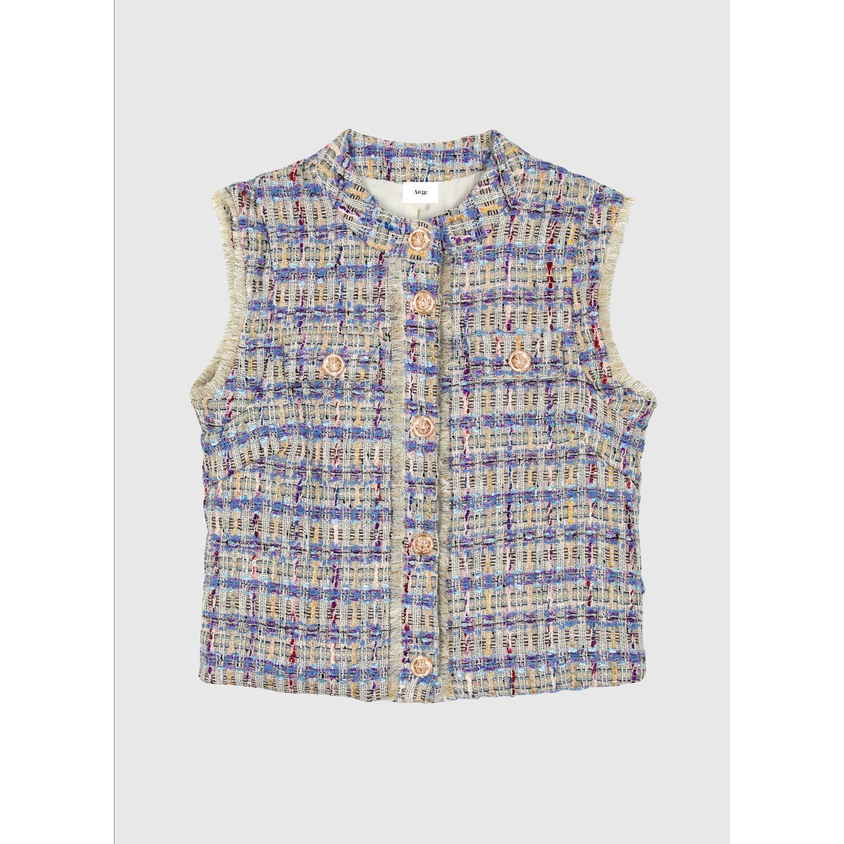Gilet AVAYANA bleu, AN'GE