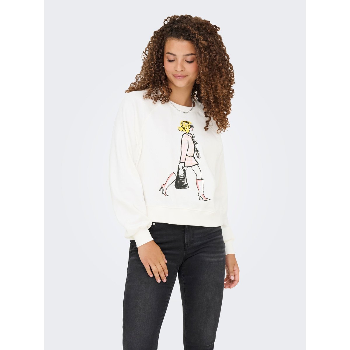 Sweat-Shirt cloud dancer, ONLY
