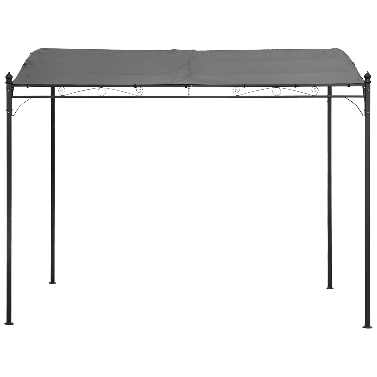 Pergola murale, 3x2,5m, NICE gris, HAPPY GARDEN