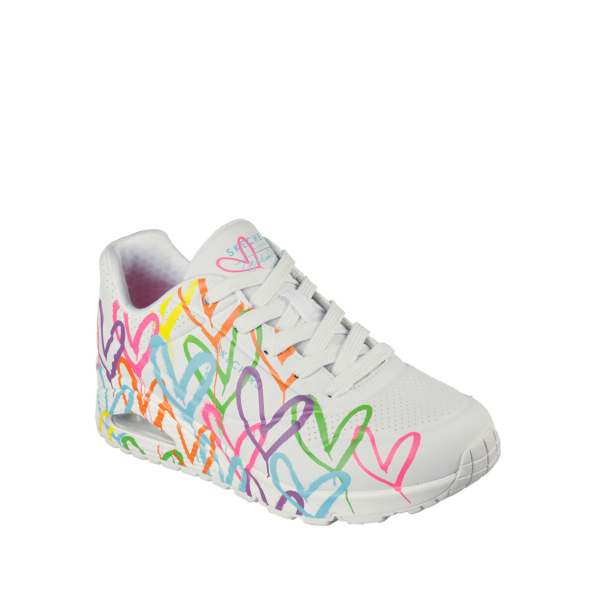 Basket UNO - Highlight Love blanc/multicolore, SKECHERS