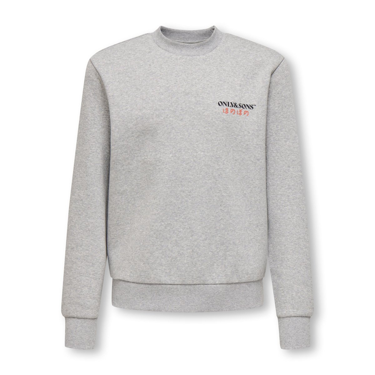 Sweat-Shirt light grey melange 1, ONLY & SONS JUNIOR
