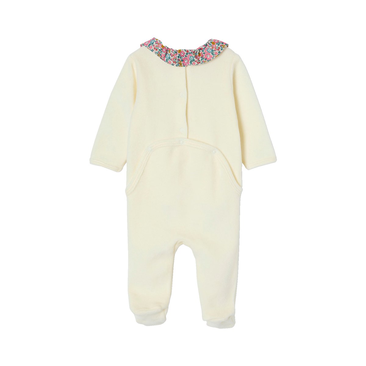 Pyjama en velours et tissu Liberty écru, ENVIE DE FRAISE