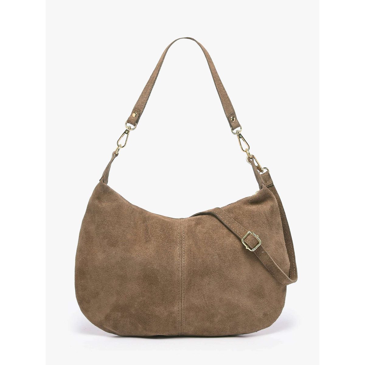 sac porté épaule Velvet taupe, MILANO