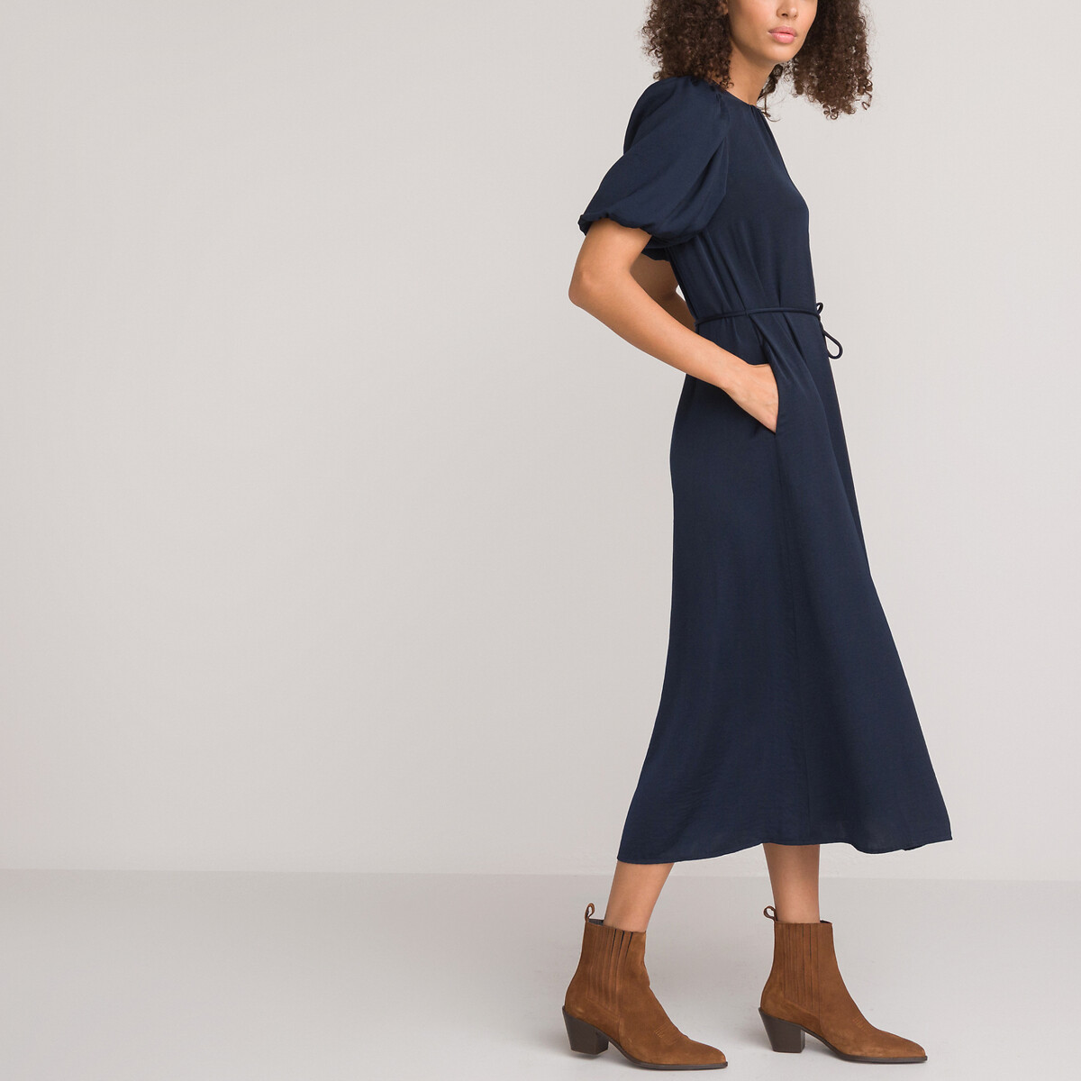 Signatures Doriane Cowboy Boots in Suede brown, LA REDOUTE COLLECTIONS