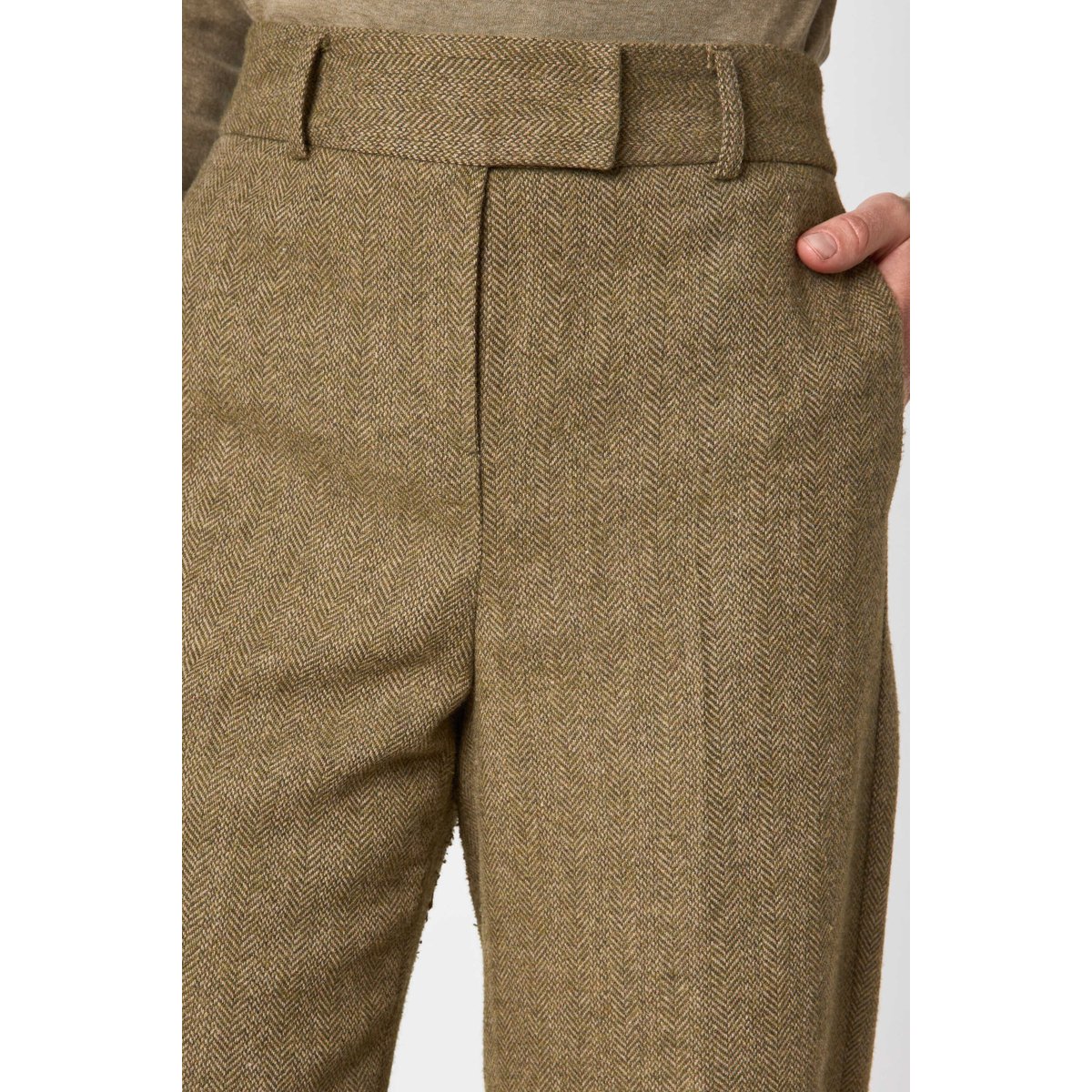 Pantalon droit MAXENCE vert, Maison 123