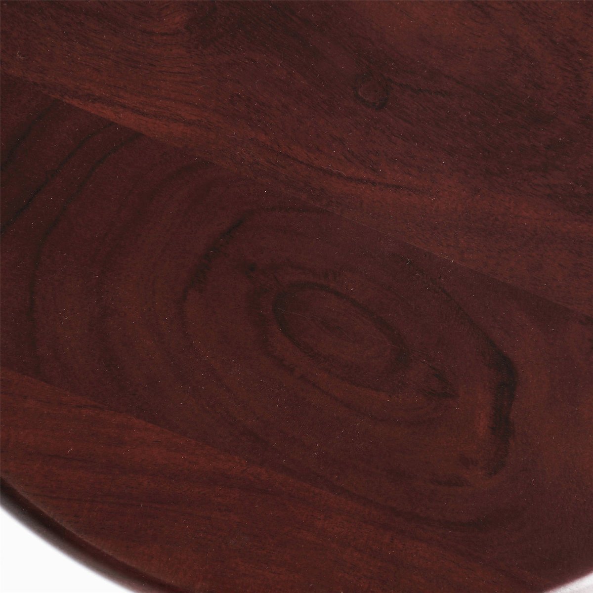 Table d'appoint ronde métal et acacia VACIO gris mat et brun acacia, RECOLLECTION