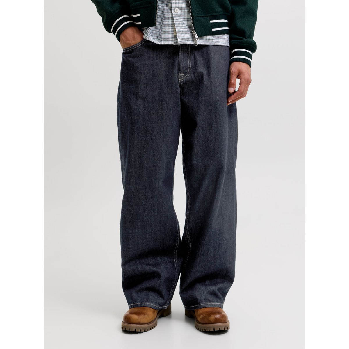 Jean À Coupe Wide blue denim, JACK & JONES