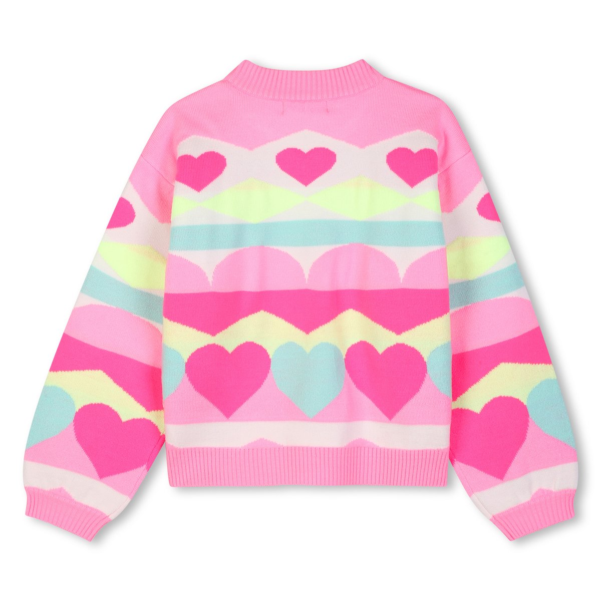 Pull tricot jacquard multico, BILLIEBLUSH
