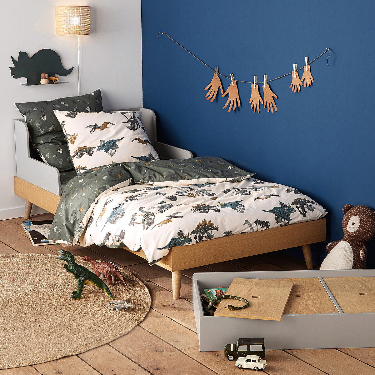 Housse de couette en coton bio Austin imprimé, LA REDOUTE INTERIEURS