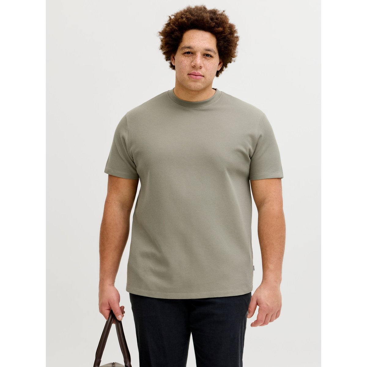 T-Shirt vetiver, JACK & JONES
