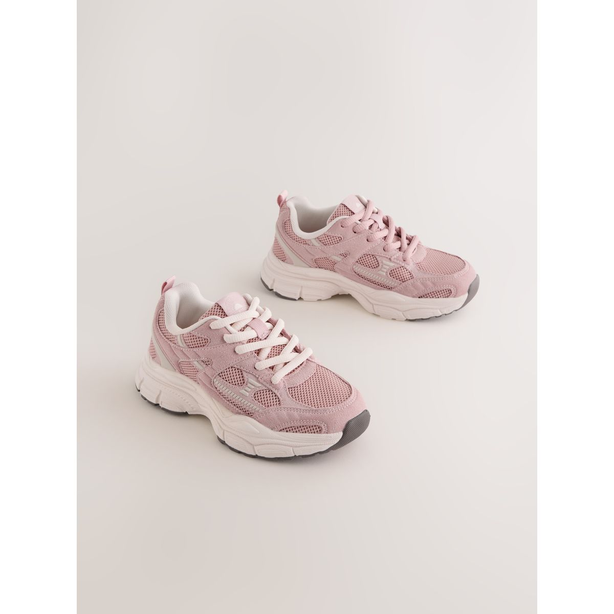 Grosses baskets à lacets rose, NEXT