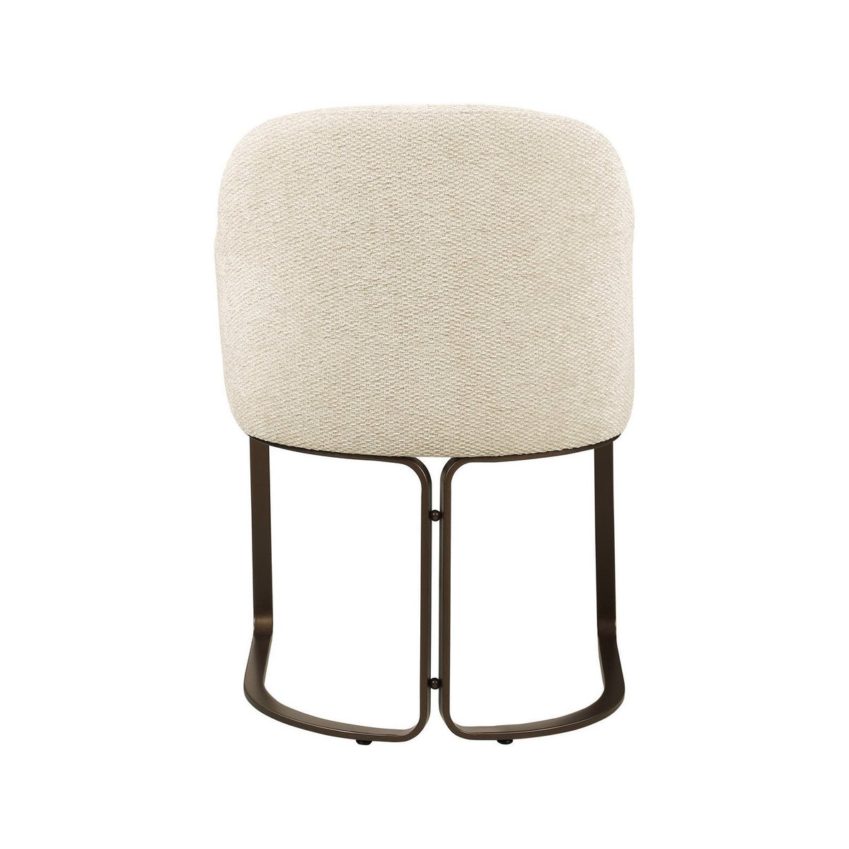 Chaise de salle à manger en tissu texturé naturel boldweave, RECOLLECTION