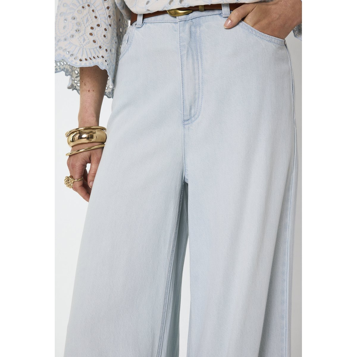 Jean large TARA pure bleached, Maison 123