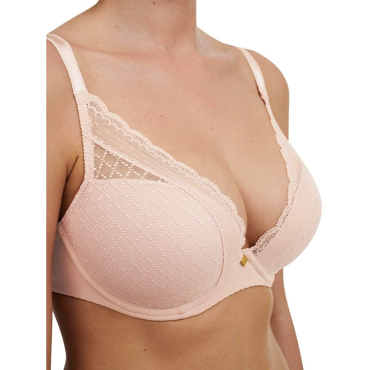 Laag uitgesneden BH Norah Chic roze, CHANTELLE