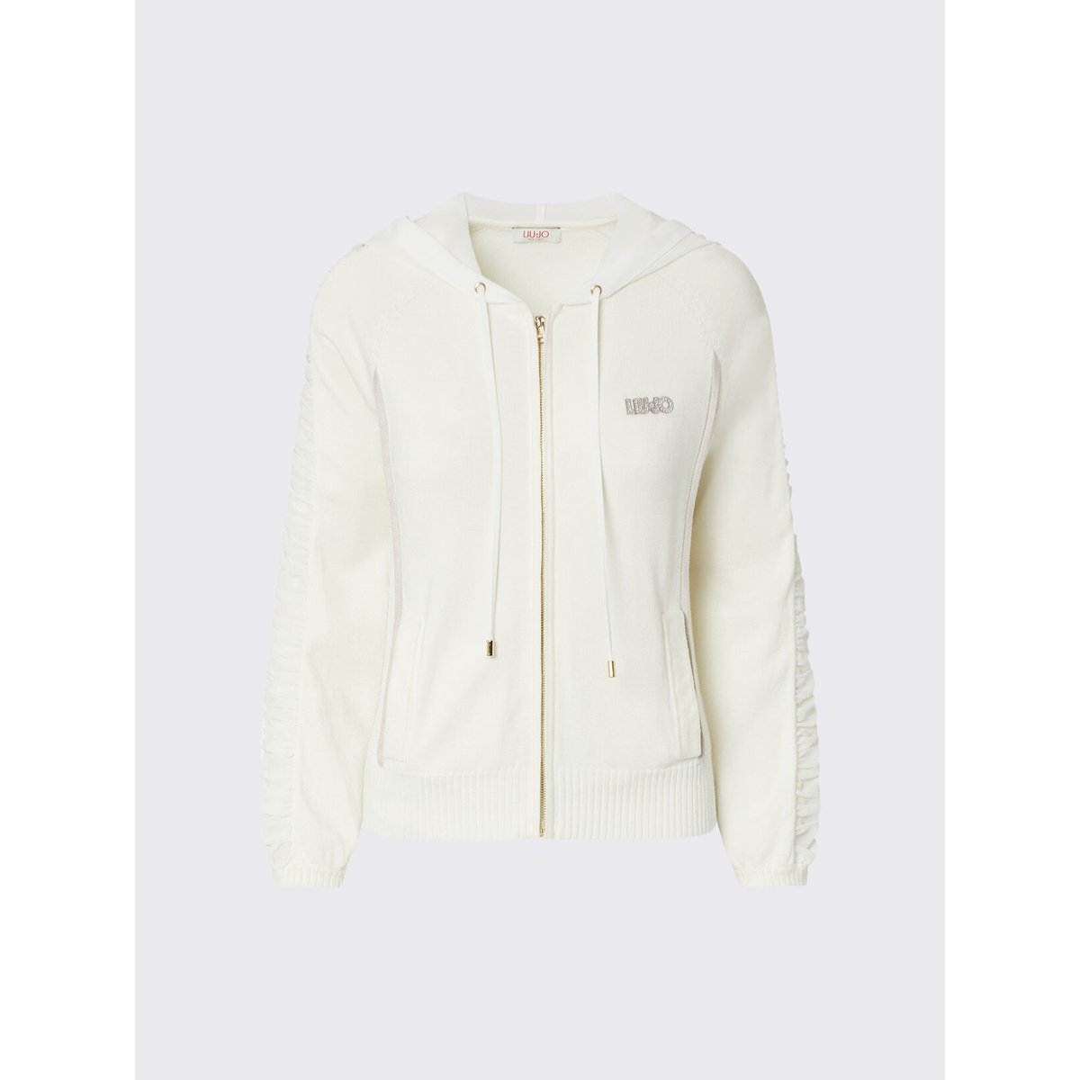 Pull à capuche blanc, LIU JO