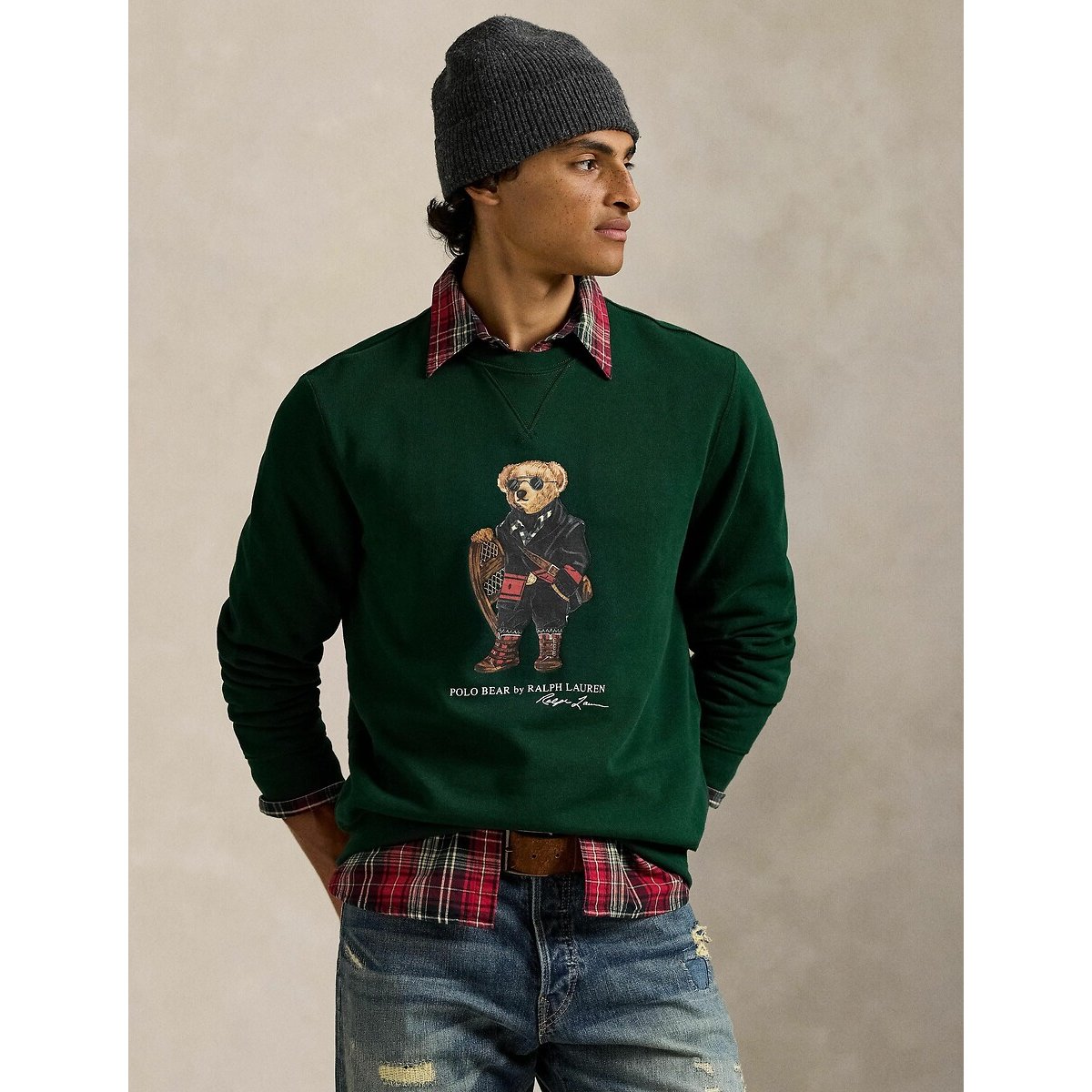 Polo Bear Fleece Sweatshirt dark green, POLO RALPH LAUREN