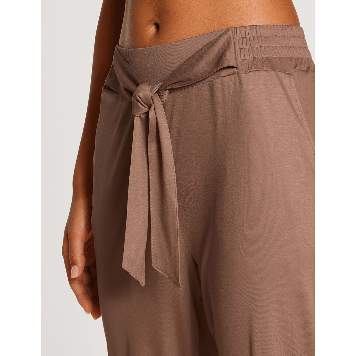 Pantalon, Cradle to Cradle Certified® Lyocell CIRCULAR SLEEP brun truffe, CALIDA