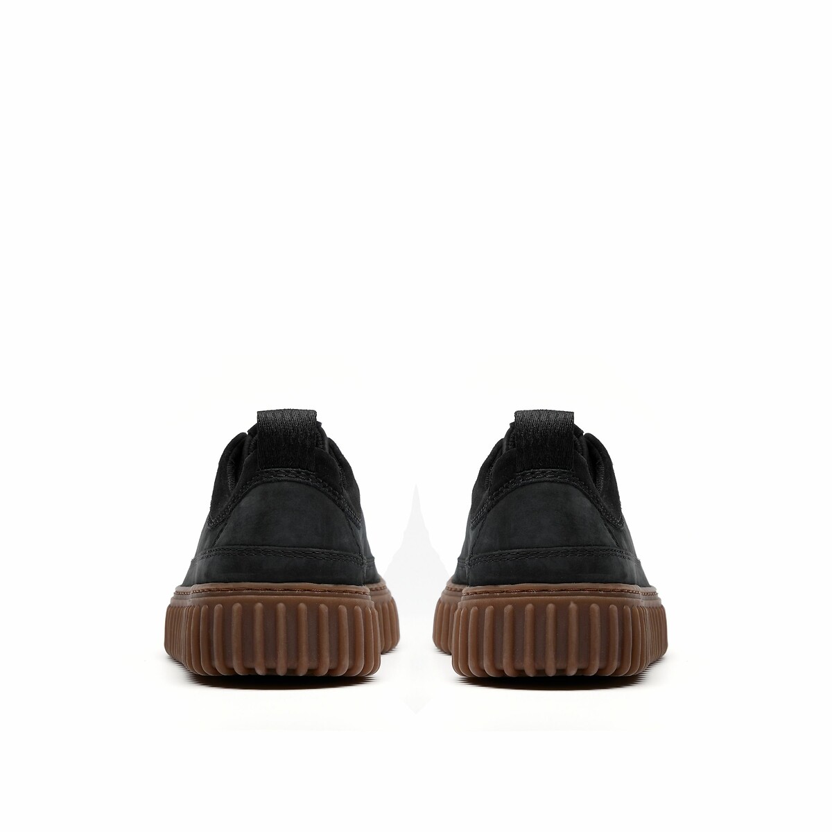 Chaussures en cuir nubuck Torhill Lace noir, CLARKS