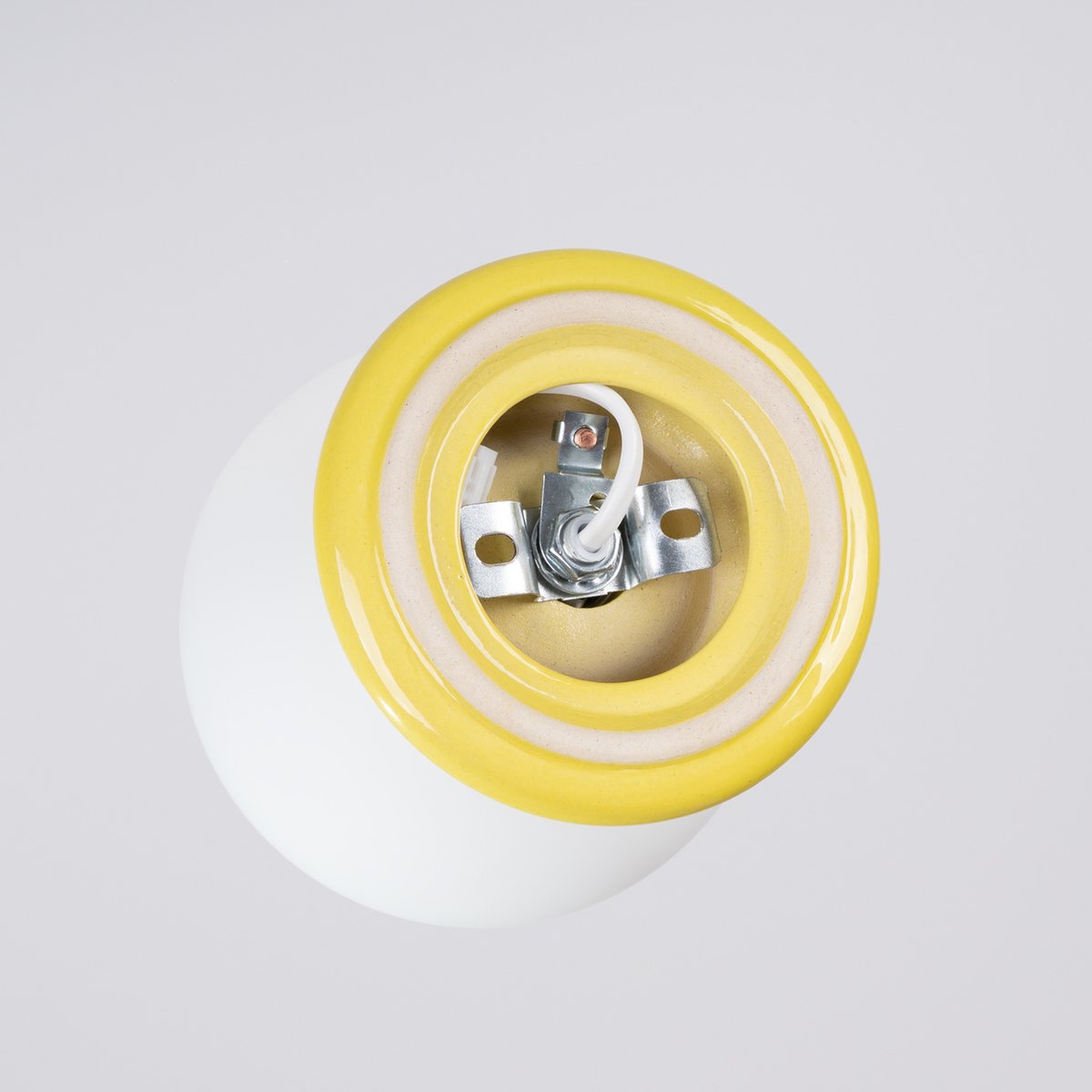 Plafonnier Céramique Jaune G9 1 Zori jaune, EDEN