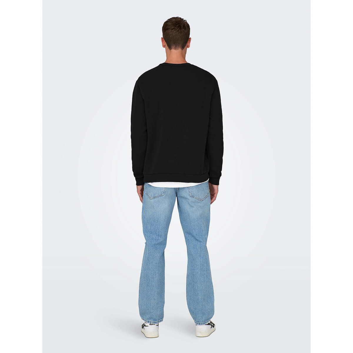 Sweat col rond Ceres life noir, ONLY & SONS