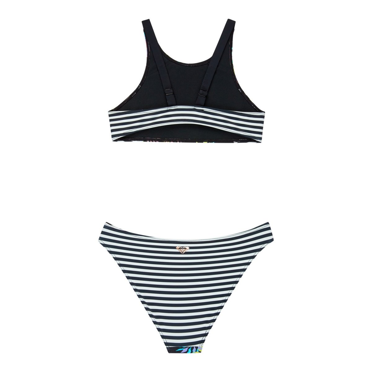 Ensemble 2 pièces bikini deux pièces. noir anthracite aquarella active rg, ROXY