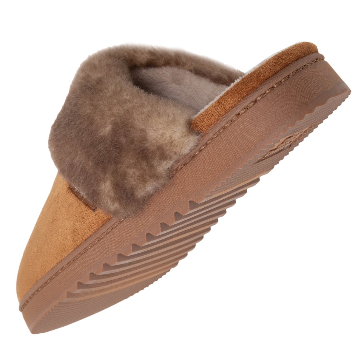 Chaussons mules beige, ISOTONER