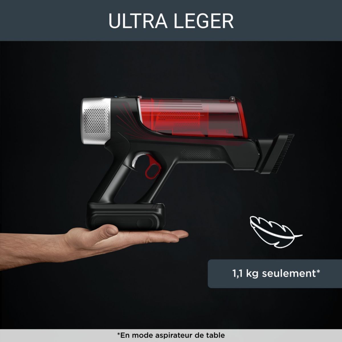 Aspirateur balai X Force Flex 9.60 Kit Animal RH2079WO couleur unique, ROWENTA