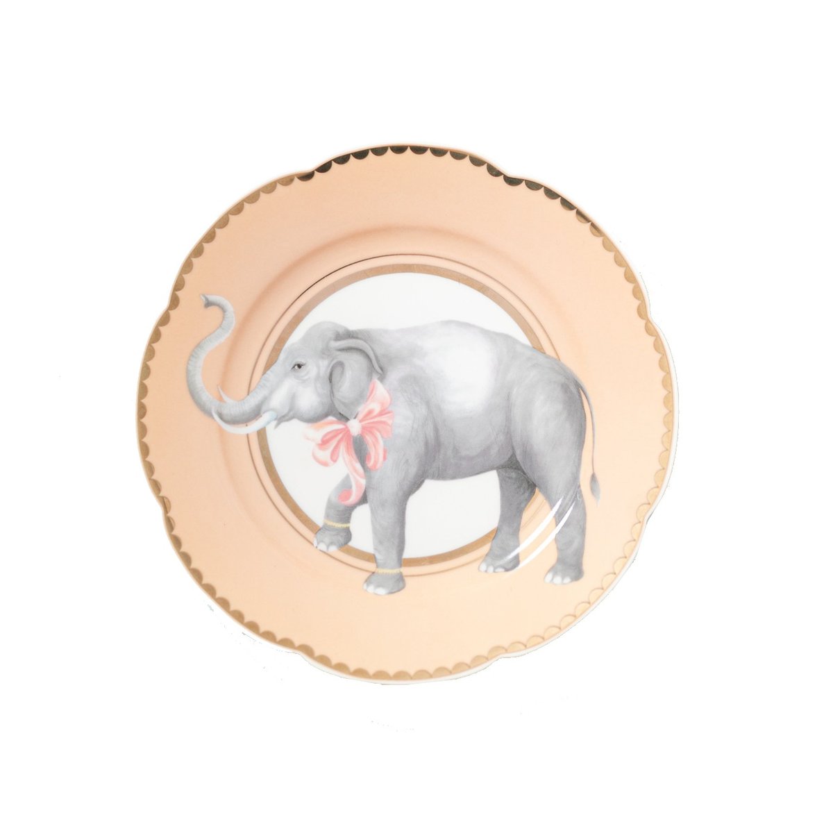Assiette à dessert Elephant multicolore, YVONNE ELLEN