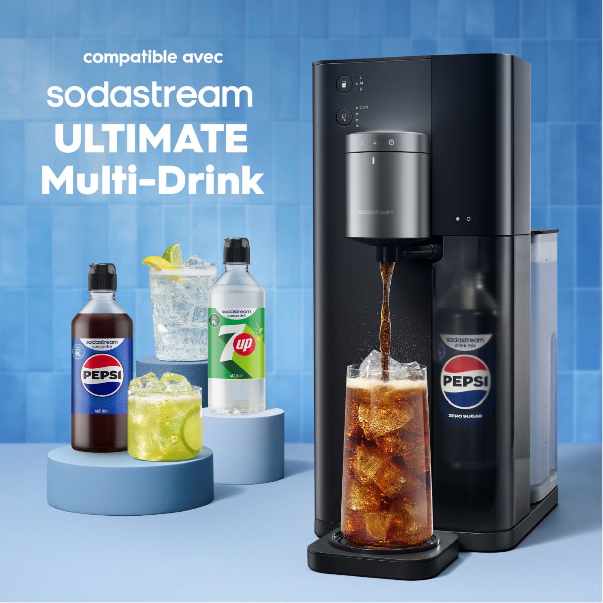 Accessoire machine Muti-Drinks couleur unique, SODASTREAM