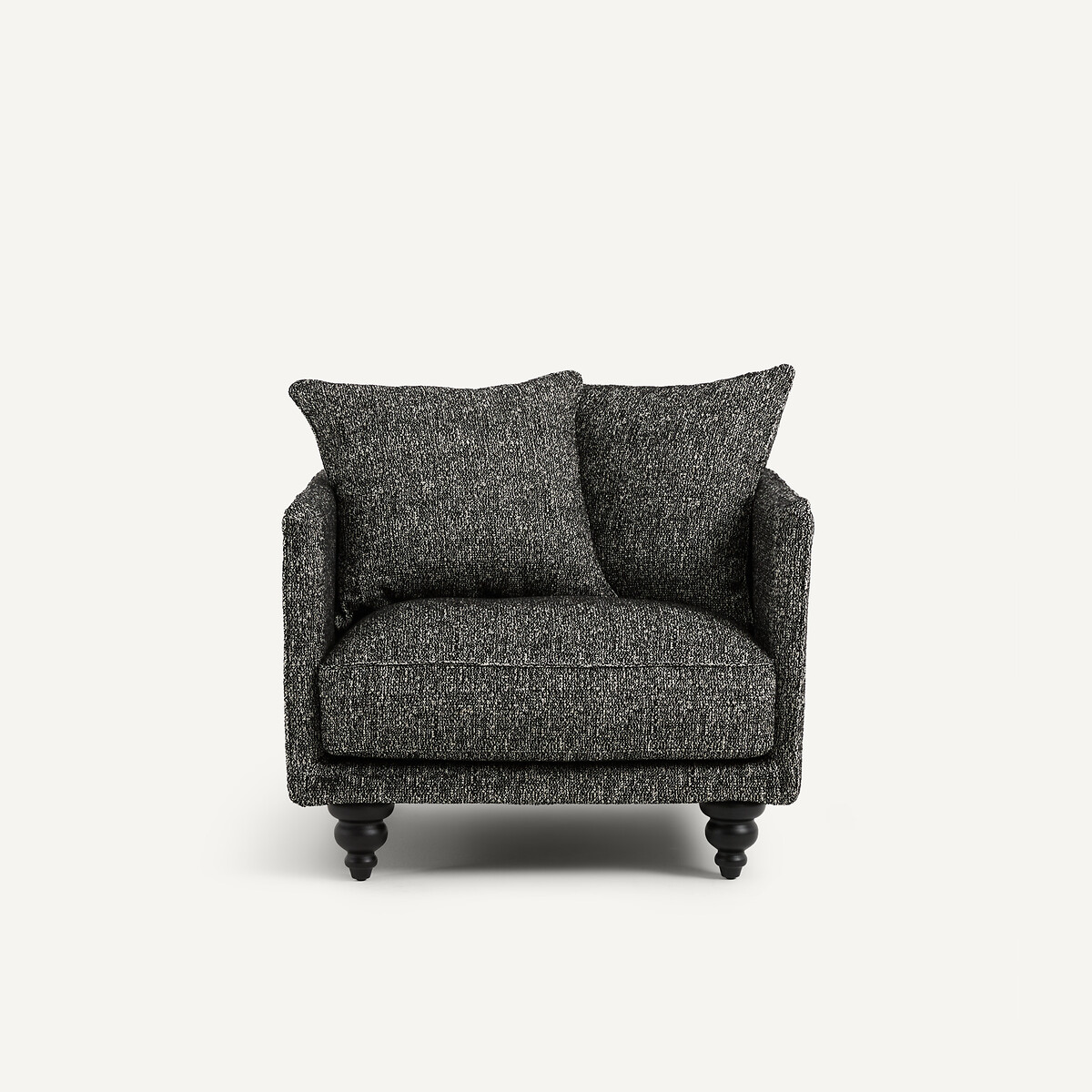 Fauteuil en bouclette, LAZARE noir, AM.PM